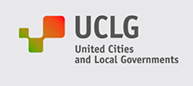 United Cities and Local Governments (UCLG) logo. Link to website: https://www.uclg.org/en