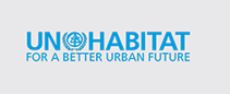 UN-Habitat logo. Link to website: https://unhabitat.org/